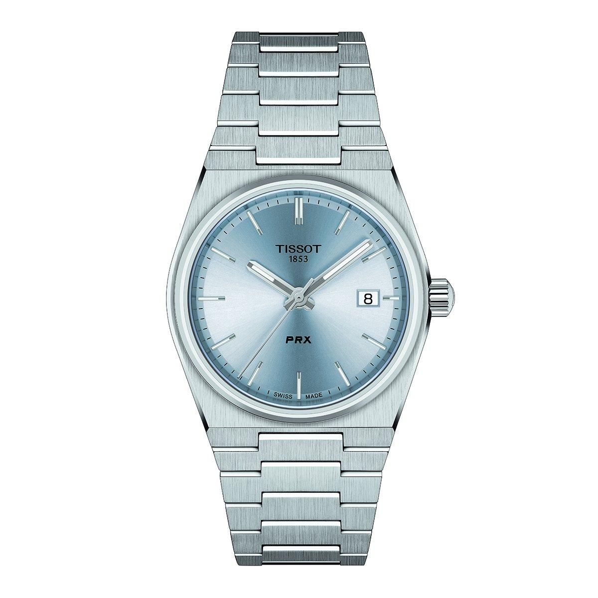Tissot T-Classic PRX Ice Blue Quartz Watch